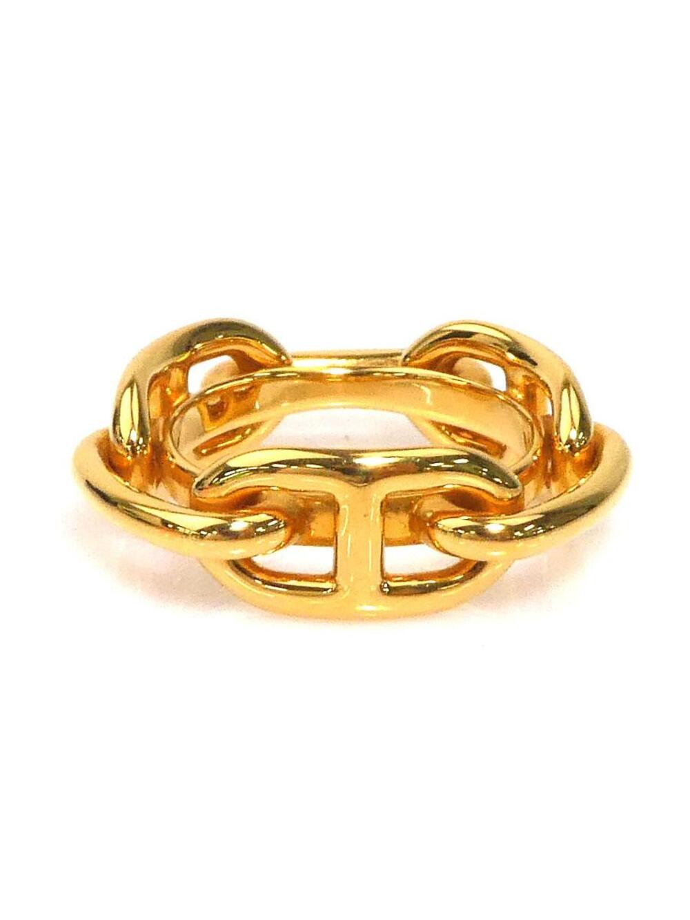 Auth Hermes Chaine D'Ancre Scarf Ring #367757H16B